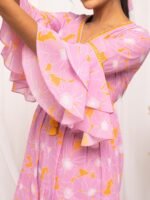 Pink Color Maxi Dress - Image 6