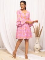 Pink Color Maxi Dress