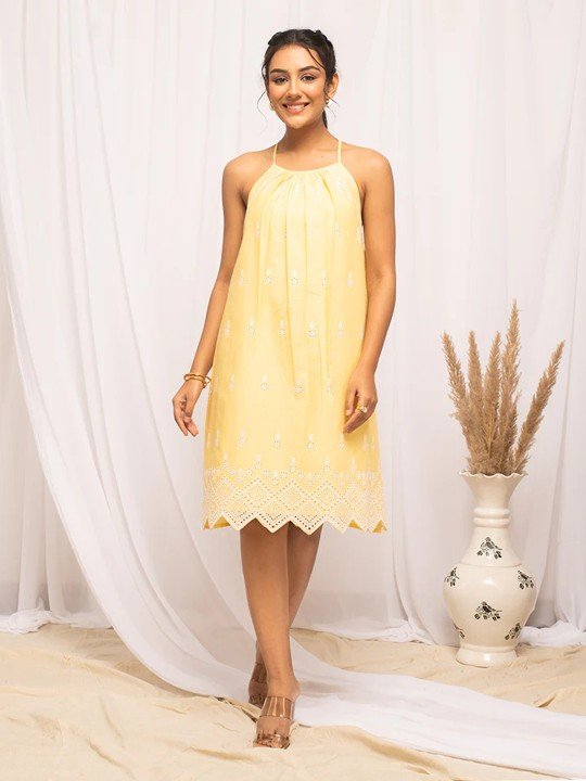 WhatsApp Image 2025-12-09 at 1.03.58 PM (1) Yellow maxi dress - Image 1