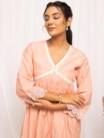 Skater Pink maxi Dress - Image 2