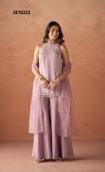 Gulnaar Blush Palazzo Set - Image 10