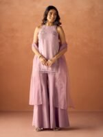 Gulnaar Blush Palazzo Set