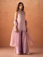 Gulnaar Blush Palazzo Set - Image 4